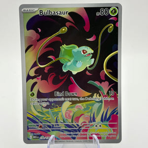 Pokemon TCG Mega Evolution- Bulbasaur 133/132 Illustration Rare NM FRENLY BRICKS - Open 7 Days