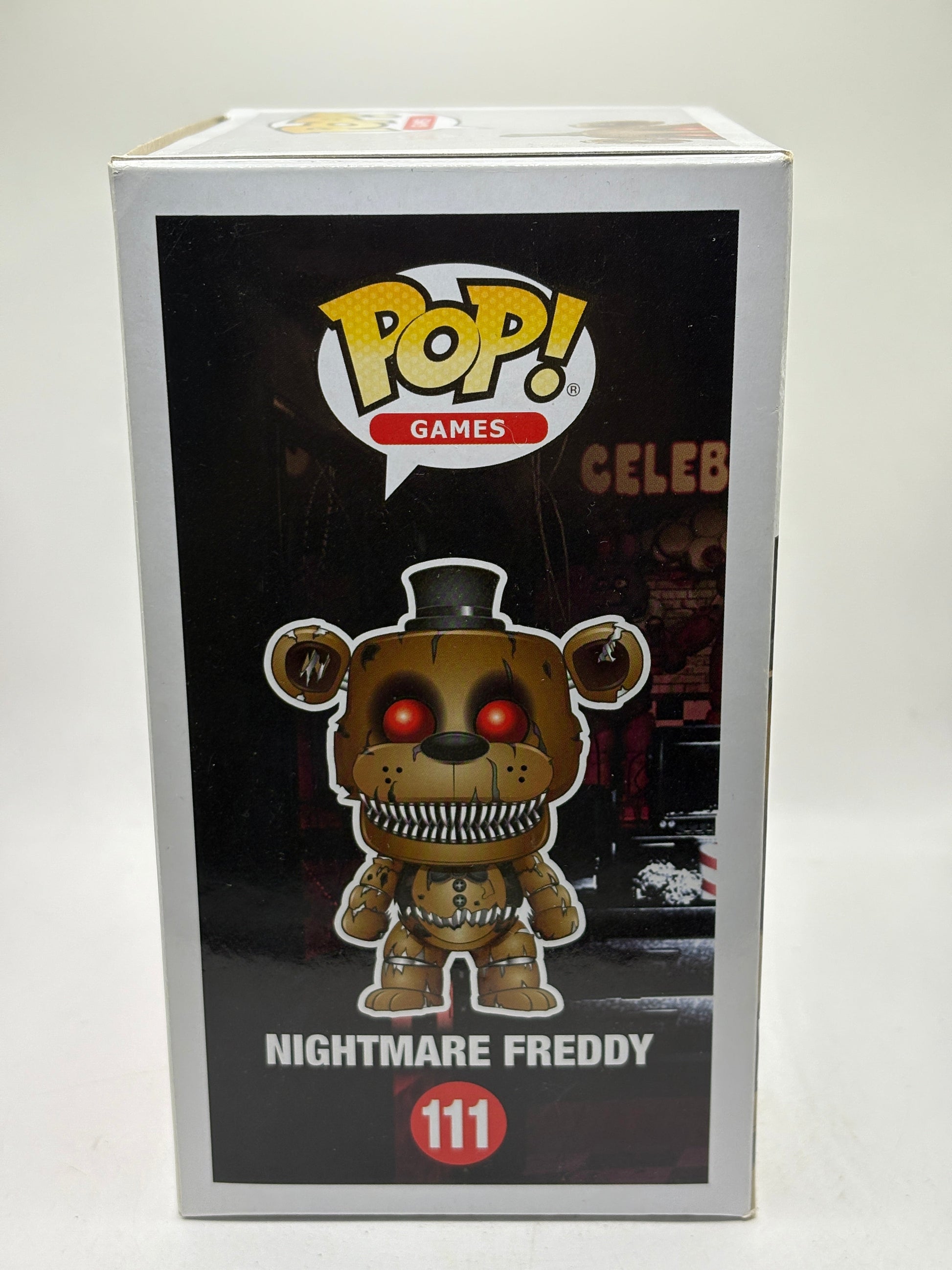 Funko POP! Games Five Nights at Freddys #111 Nightmare Freddy Vinyl Figure FRENLY BRICKS - Open 7 Days