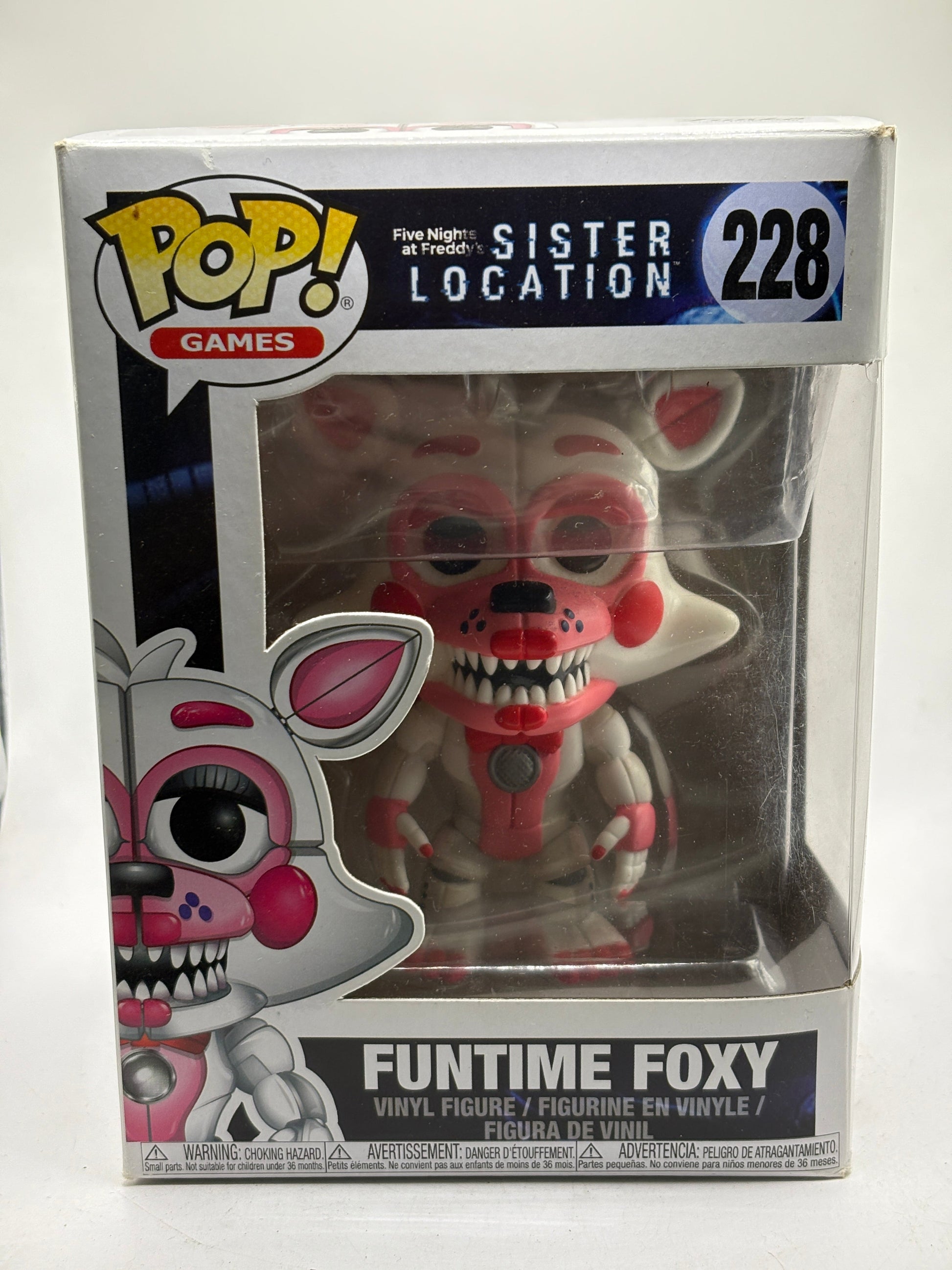 Funko POP! Games Five Nights at Freddys #228 Funtime Foxy Vinyl Figure FRENLY BRICKS - Open 7 Days
