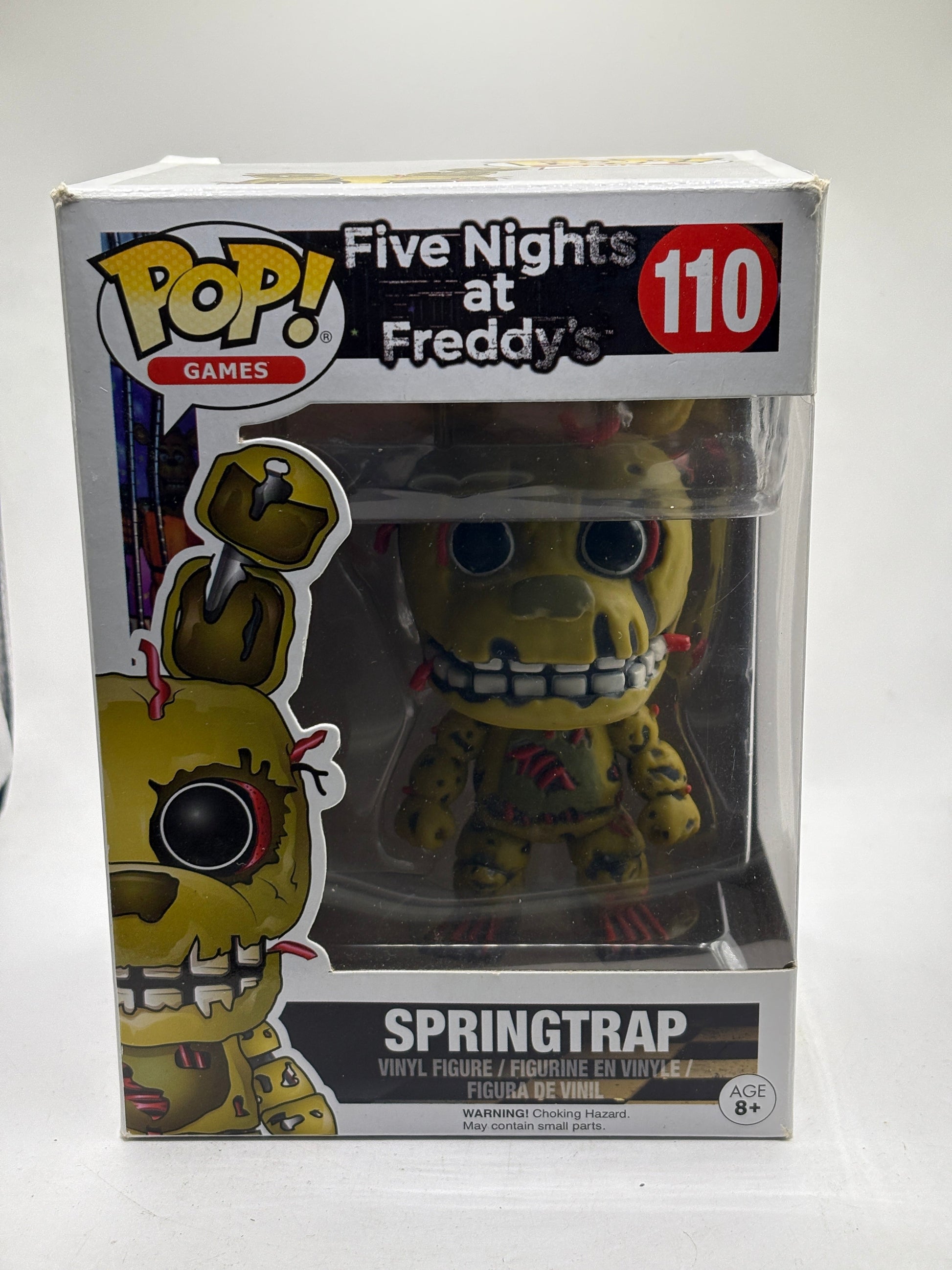 Funko POP! Games Five Nights at Freddys #110 Springtrap *BOX DAMAGE* FRENLY BRICKS - Open 7 Days