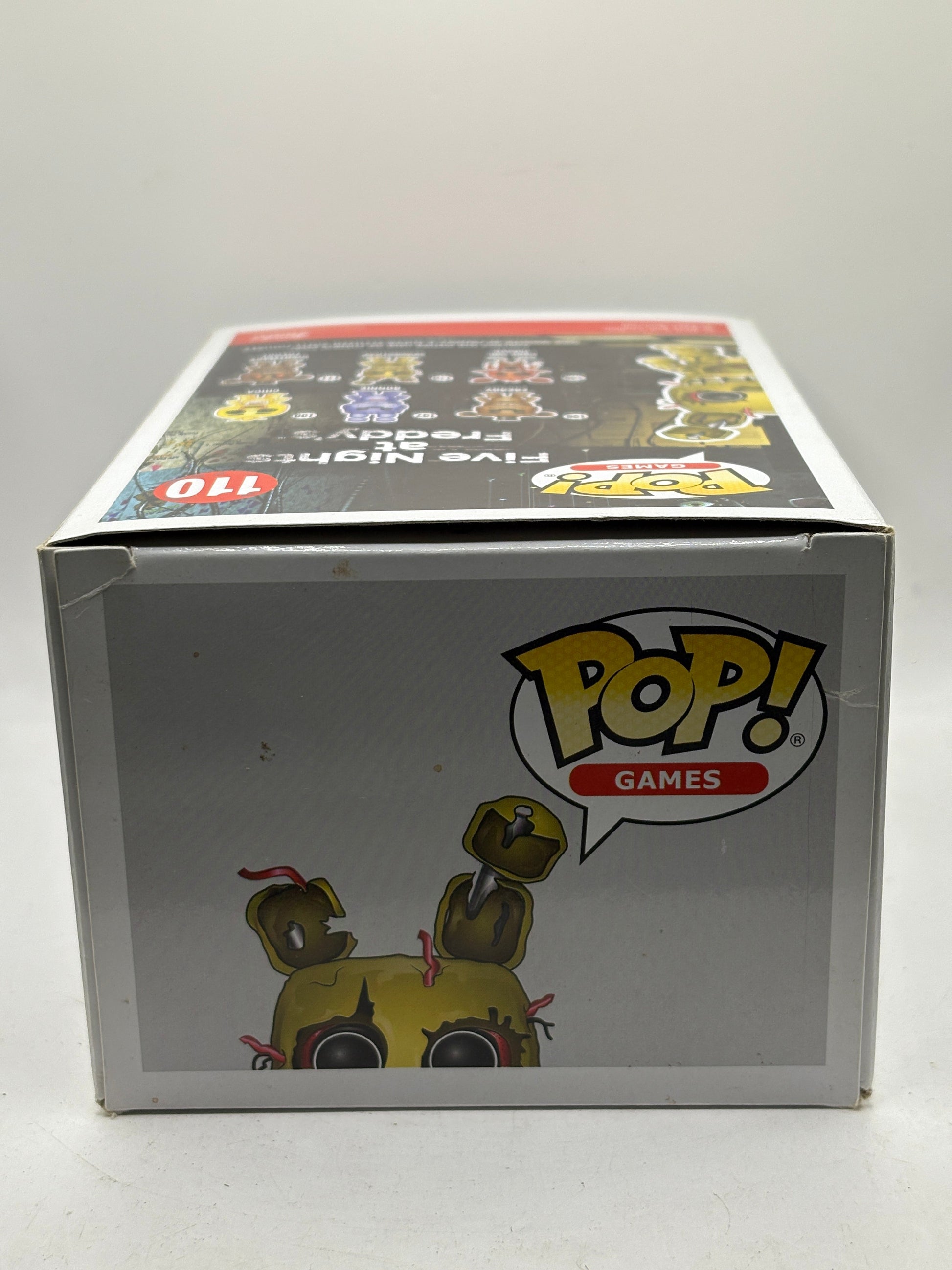 Funko POP! Games Five Nights at Freddys #110 Springtrap *BOX DAMAGE* FRENLY BRICKS - Open 7 Days