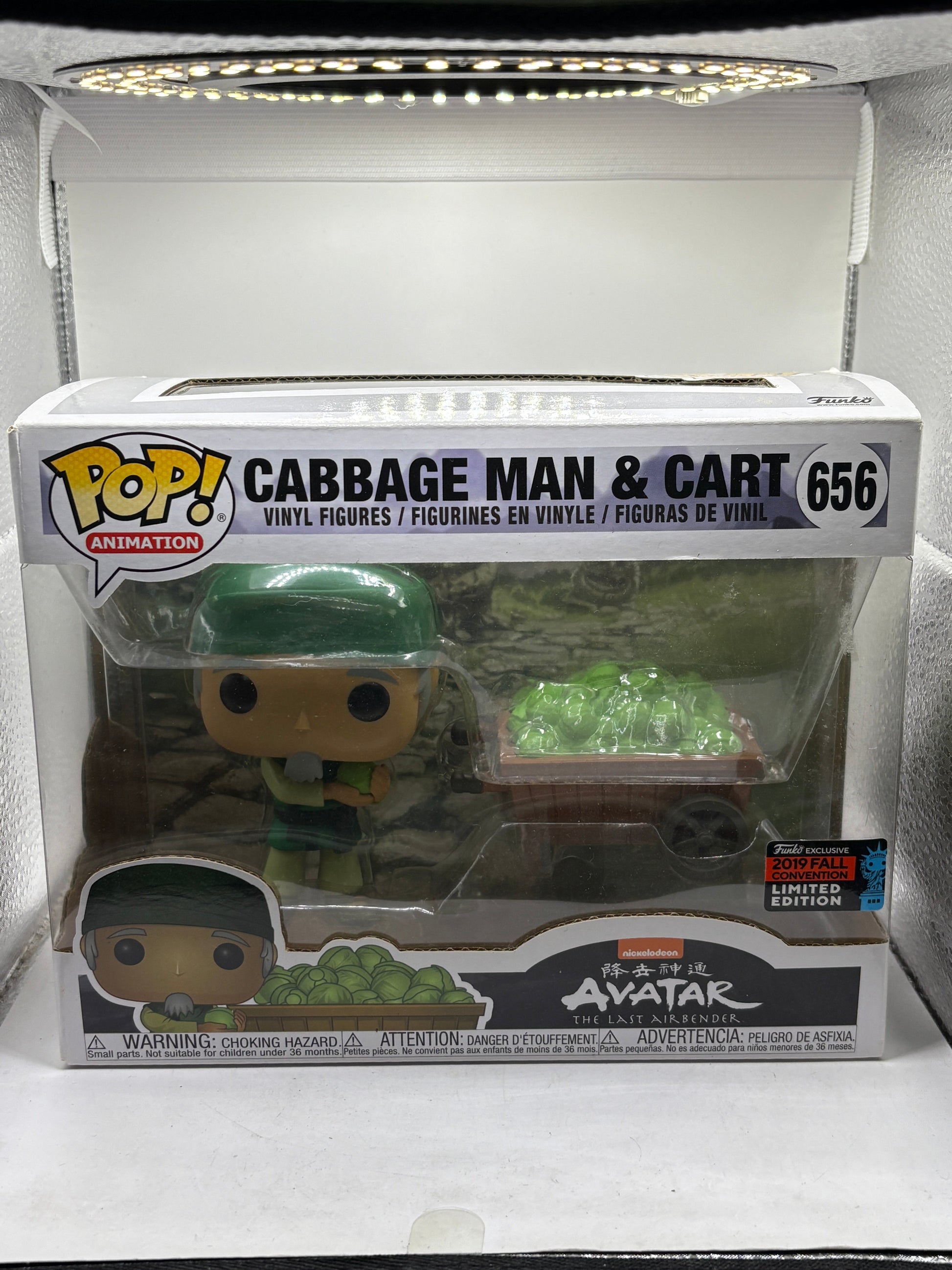 Funko POP! Animation Avatar #656 Cabbage Man & Cart 2019 Fall Con FRENLY BRICKS - Open 7 Days