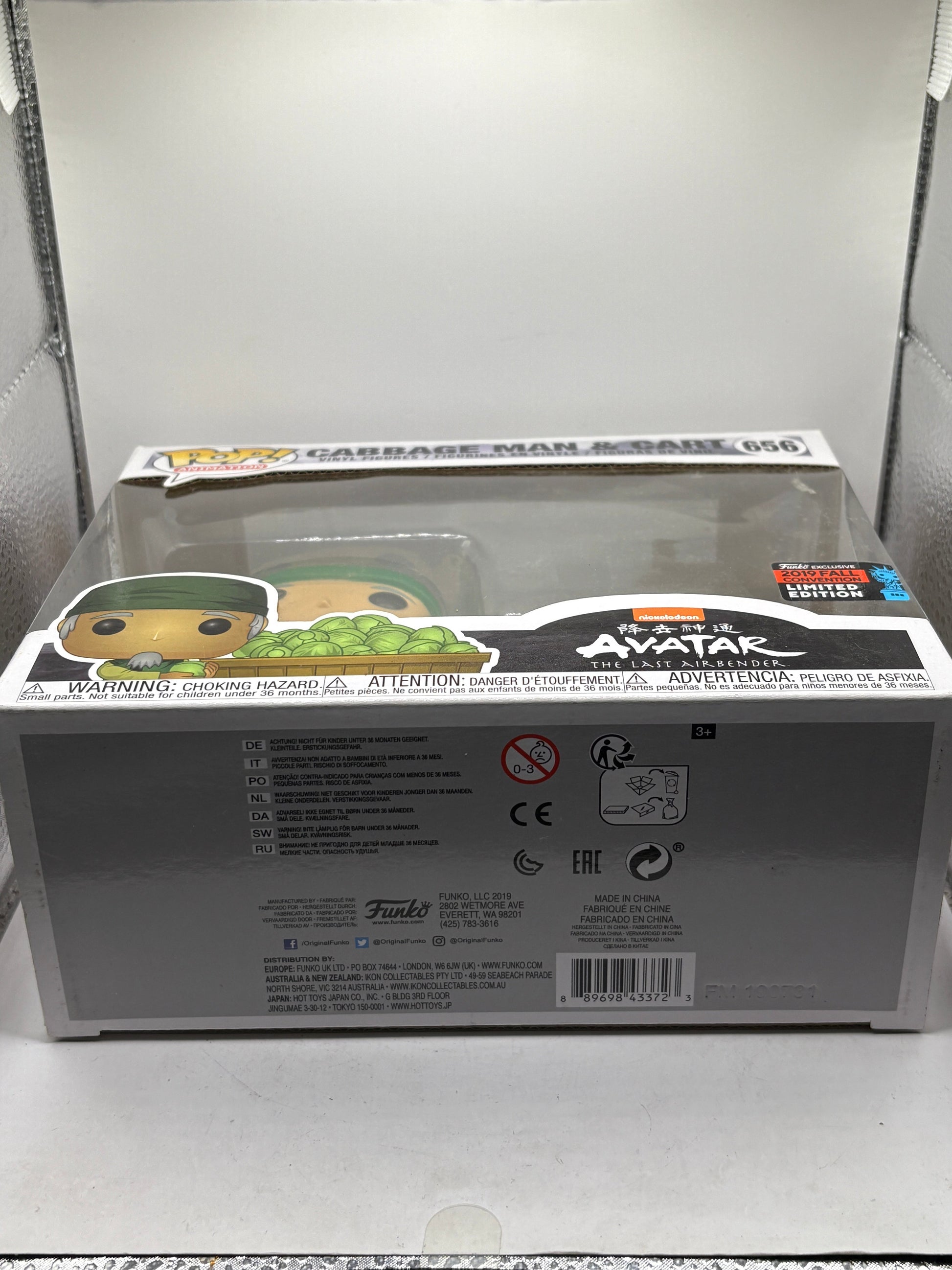 Funko POP! Animation Avatar #656 Cabbage Man & Cart 2019 Fall Con FRENLY BRICKS - Open 7 Days