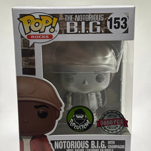 Funko POP! Rocks The Notorious B.I.G #153 Notorious BIG with Champagne 5000 Pcs FRENLY BRICKS - Open 7 Days