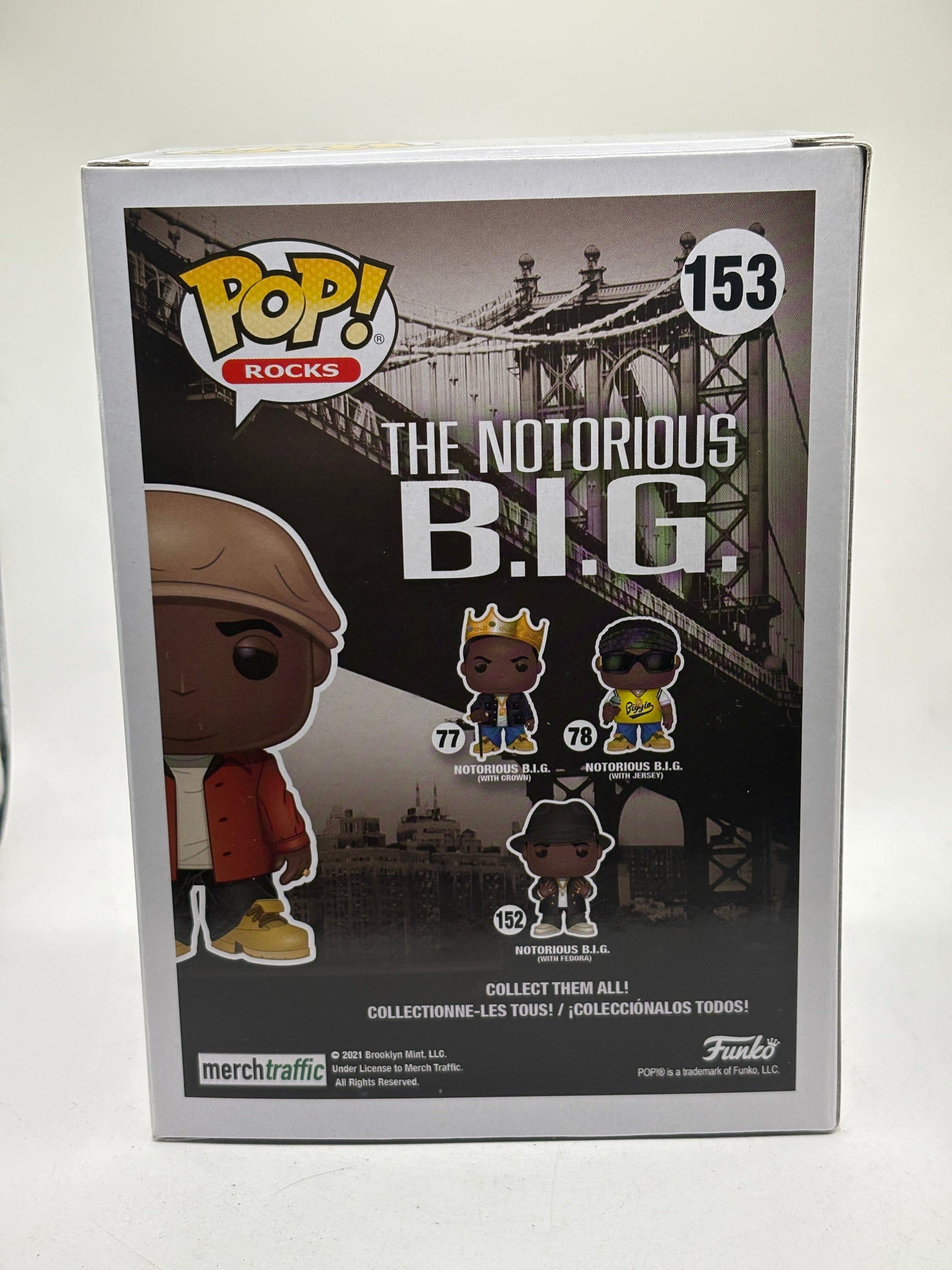 Funko POP! Rocks The Notorious B.I.G #153 Notorious BIG with Champagne 5000 Pcs FRENLY BRICKS - Open 7 Days