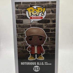 Funko POP! Rocks The Notorious B.I.G #153 Notorious BIG with Champagne 5000 Pcs FRENLY BRICKS - Open 7 Days
