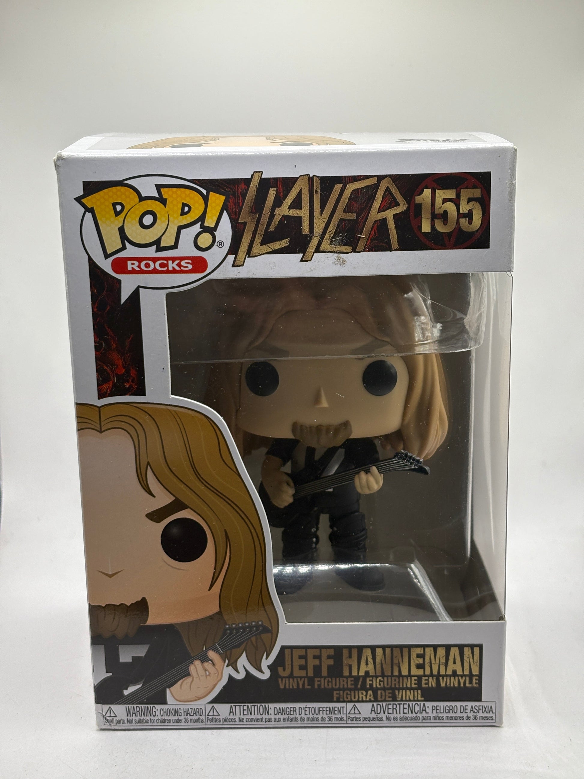 Funko POP! Rocks Slayer #155 Jeff Hanneman Vinyl Figure FRENLY BRICKS - Open 7 Days