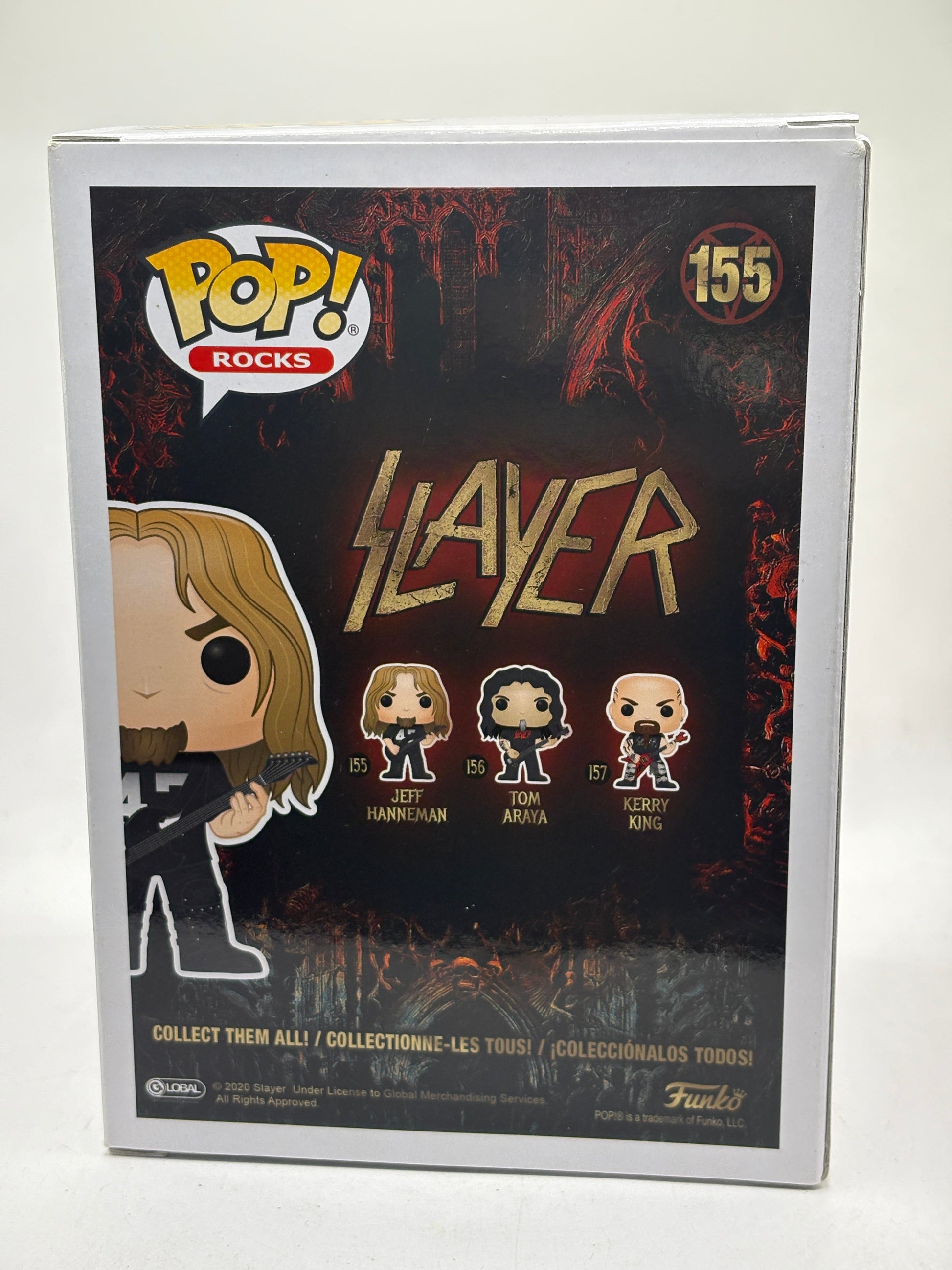 Funko POP! Rocks Slayer #155 Jeff Hanneman Vinyl Figure FRENLY BRICKS - Open 7 Days