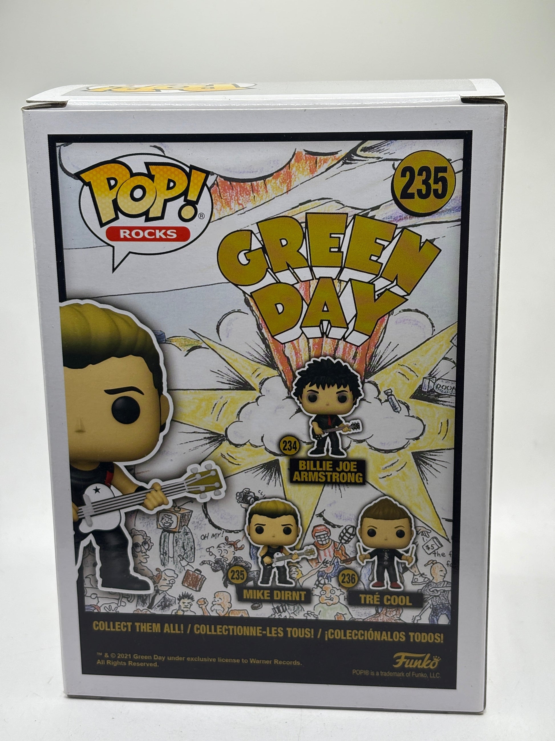Funko POP! Rocks Green Day #235 Mike Dirnt Vinyl Figure FRENLY BRICKS - Open 7 Days