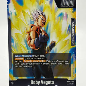 Dragon Ball Super Fusion World - Super Baby 2 FB04-103 Leader Alt Art FRENLY BRICKS - Open 7 Days