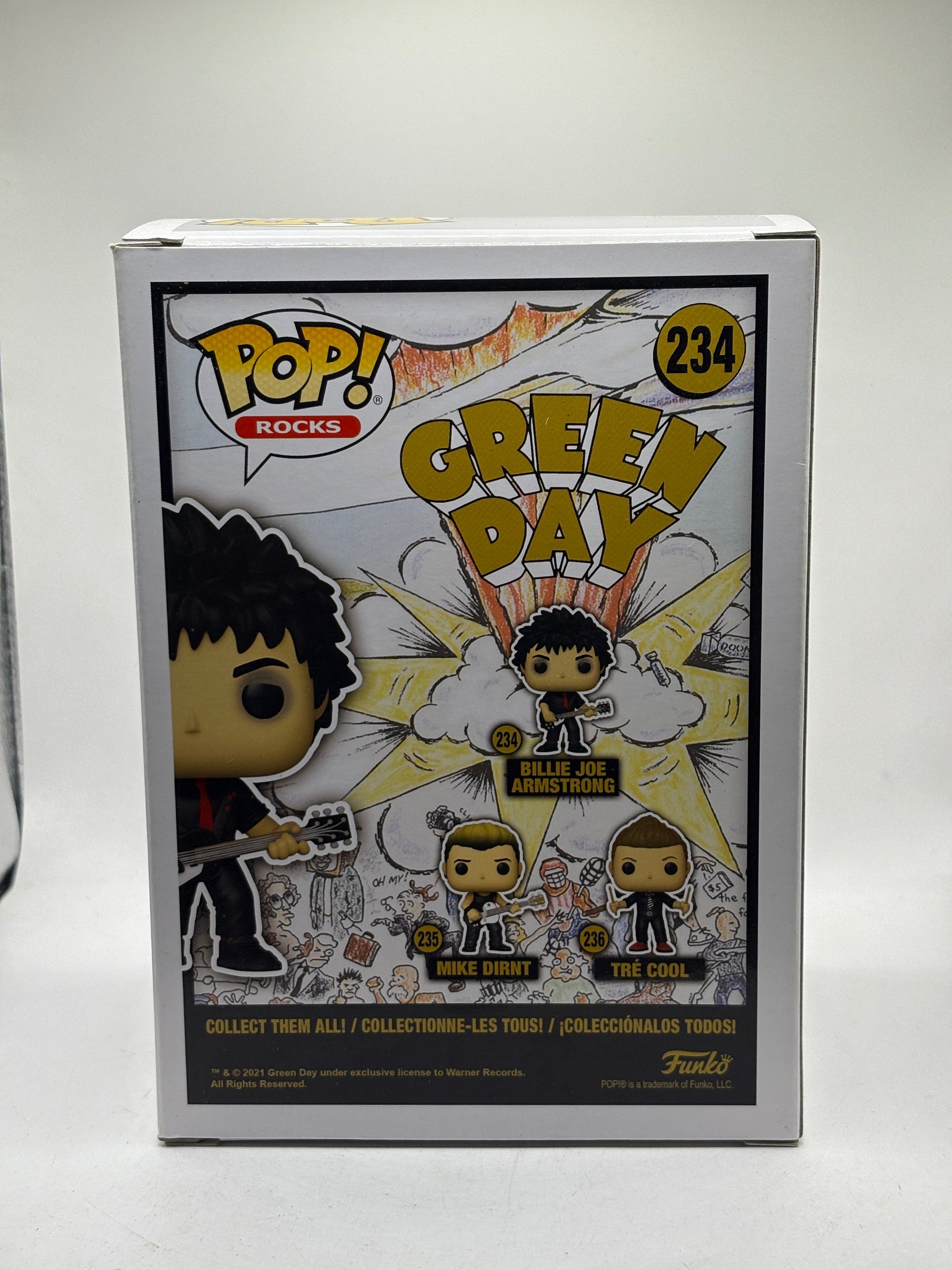 Funko POP! Rocks Green Day #234 Billie Joe Armstrong Vinyl Figure FRENLY BRICKS - Open 7 Days
