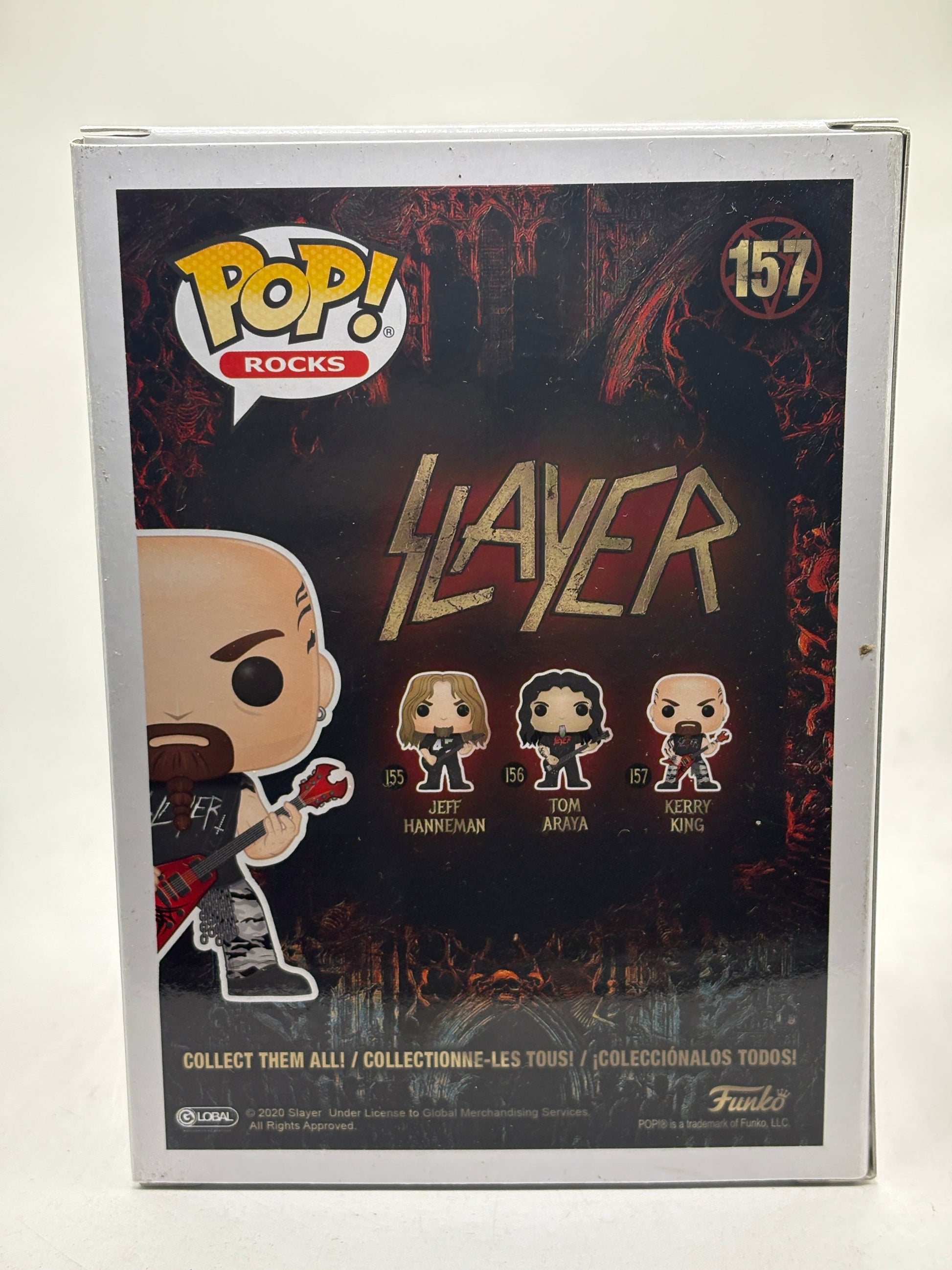 Funko POP! Rocks Slayer #157 Kerry King Vinyl Figure FRENLY BRICKS - Open 7 Days