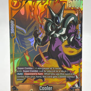 Dragon Ball Super Fusion World - Cooler FB07-078 Uncommon Alt Art FRENLY BRICKS - Open 7 Days