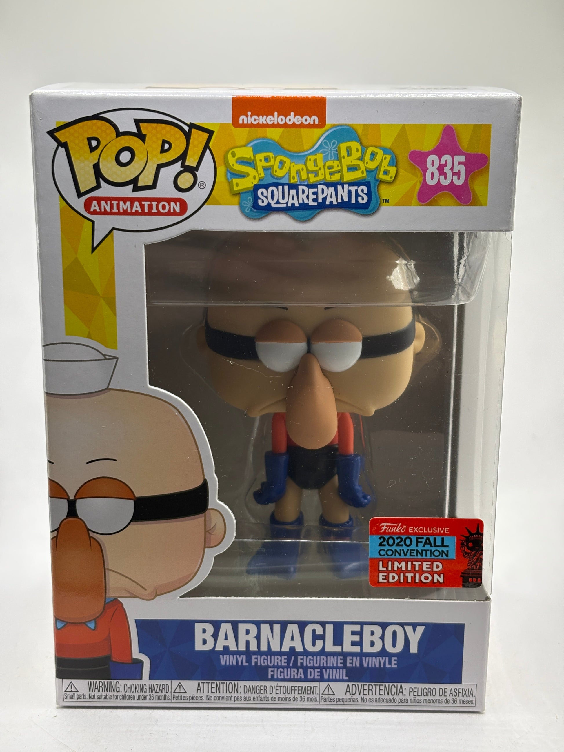 Funko POP! Animation Spongebob #835 Barnacleboy 2020 Fall Limited FRENLY BRICKS - Open 7 Days
