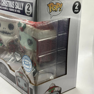 Funko POP! Santa Jack & Christmas Sally 2 Pack Diamond SE FRENLY BRICKS - Open 7 Days