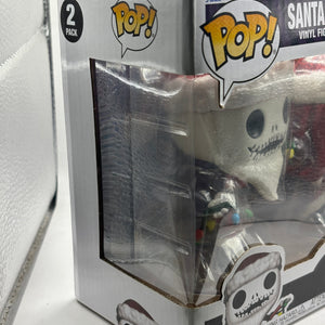 Funko POP! Santa Jack & Christmas Sally 2 Pack Diamond SE FRENLY BRICKS - Open 7 Days