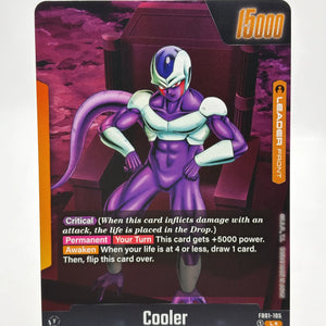 Dragon Ball Super Fusion World - Cooler FB01-105 Leader Alt Art FRENLY BRICKS - Open 7 Days