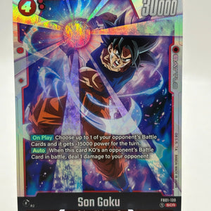 Dragon Ball Super Fusion World - Son Goku FB01-139 SCR FRENLY BRICKS - Open 7 Days