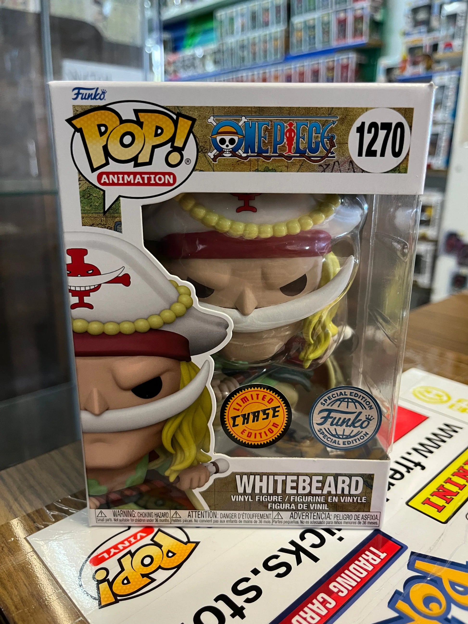 Funko POP Animation - Whitebeard #1270 (Exclusive Chase Edition) FRENLY BRICKS - Open 7 Days