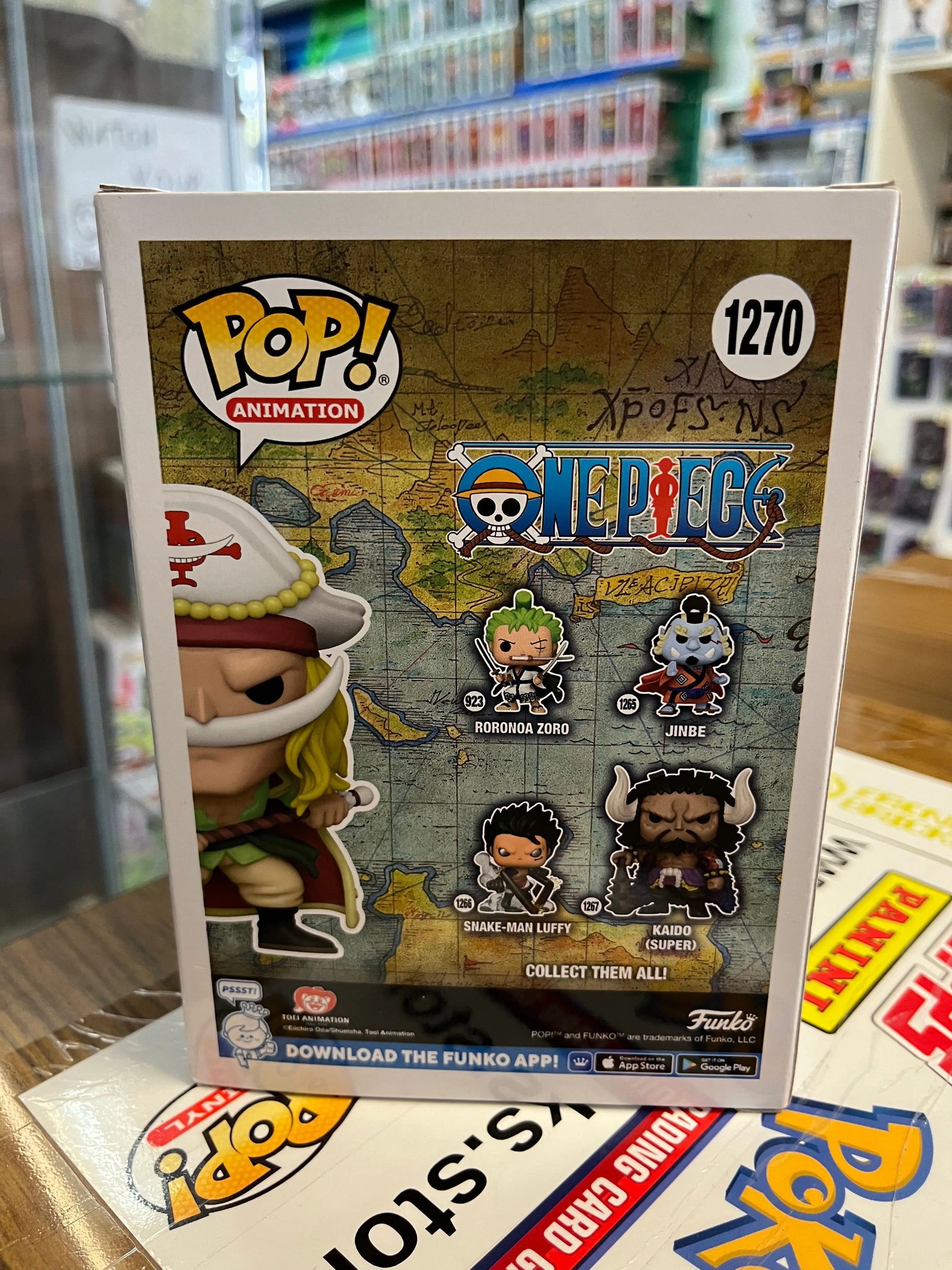 Funko POP Animation - Whitebeard #1270 (Exclusive Chase Edition) FRENLY BRICKS - Open 7 Days