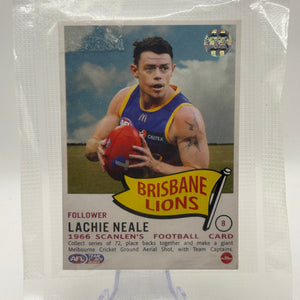 2024 AFL Teamcoach Scanlens Retro Card 8 Brisbane Lions Lachie Neale