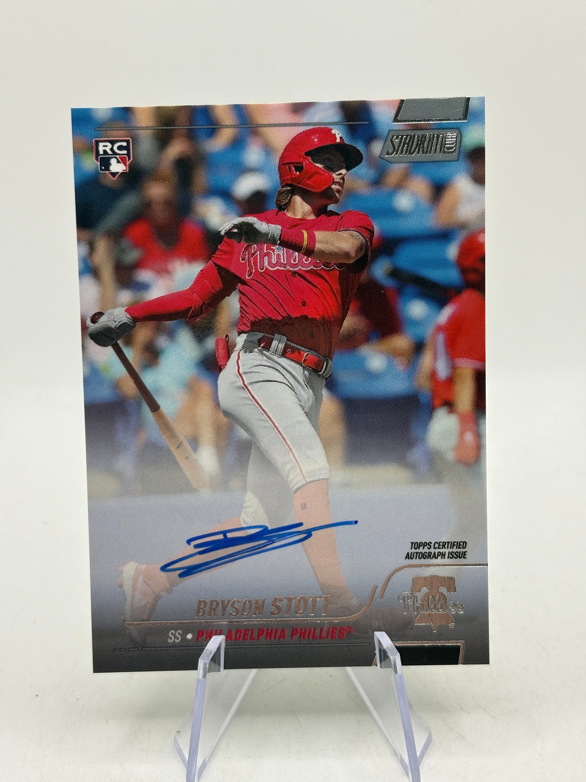 2022 Stadium Club MLB Bryson Scott Rookie Auto SCBA-STOT