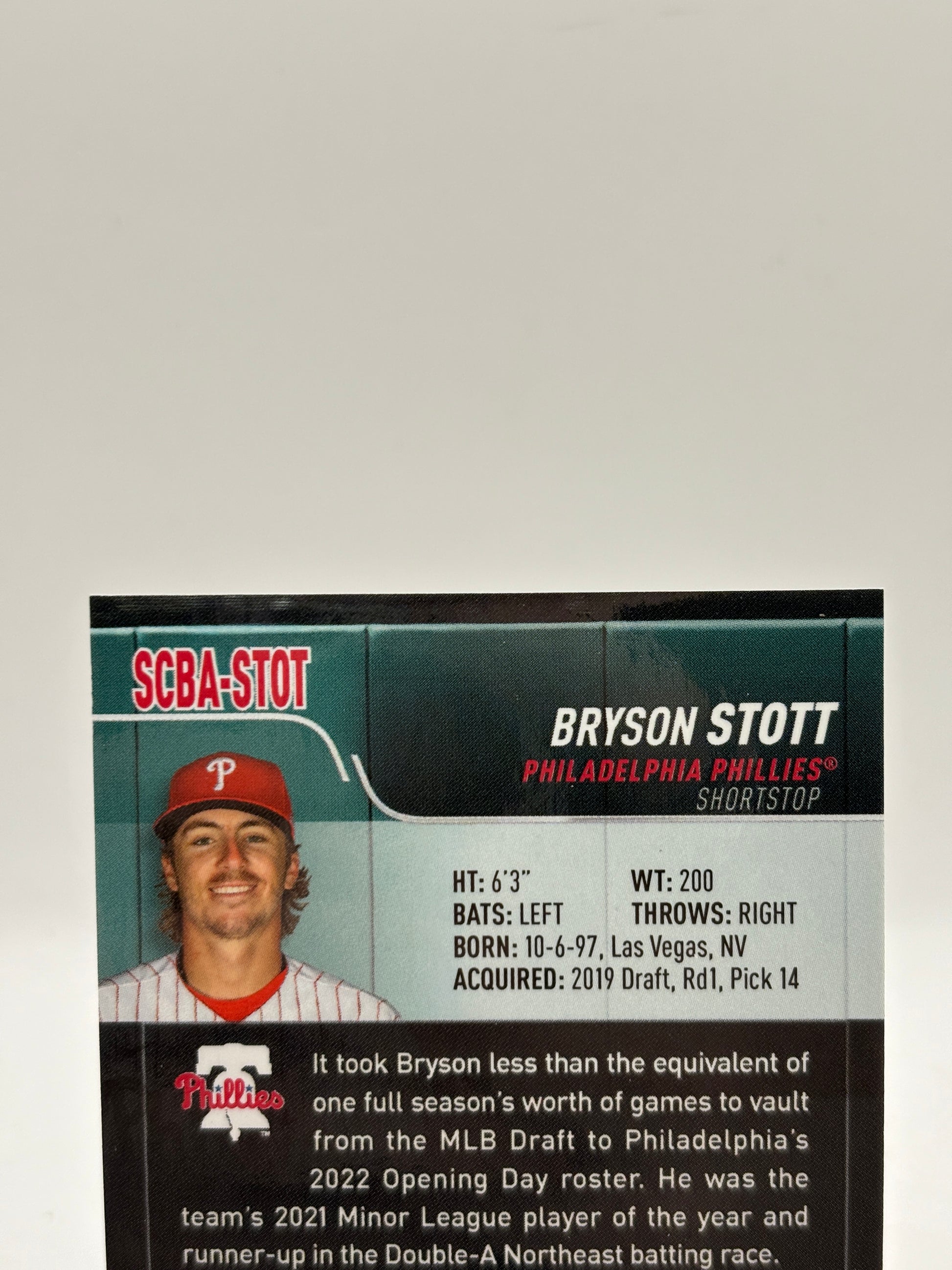 2022 Stadium Club MLB Bryson Scott Rookie Auto SCBA-STOT