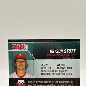 2022 Stadium Club MLB Bryson Scott Rookie Auto SCBA-STOT