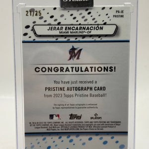 2023 Topps Pristine MLB - Jerar Encarnacion Rookie Auto On Card 21/25 PA-JE