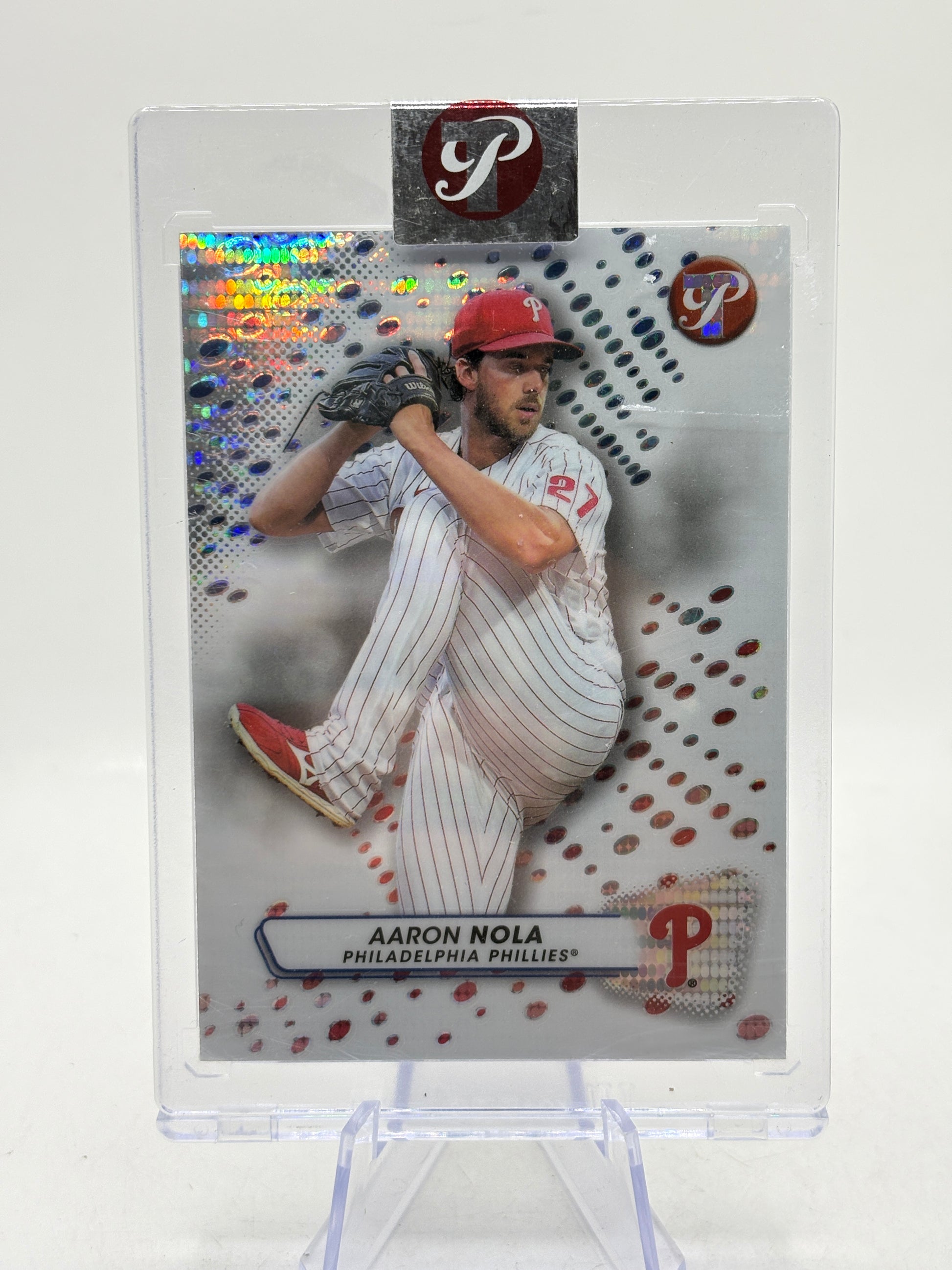 2023 Topps Pristine MLB - Aaron Nola #65 Pristine Encased Silver