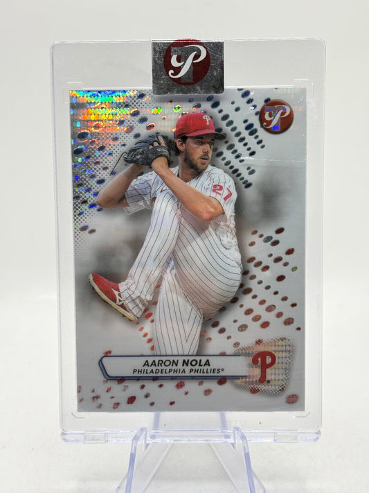 2023 Topps Pristine MLB - Aaron Nola #65 Pristine Encased Silver product image