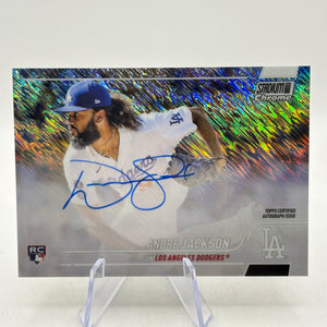 2022 Topps Stadium Chrome SCCBA-AJ Andre Jackson Rookie Auto 2/5