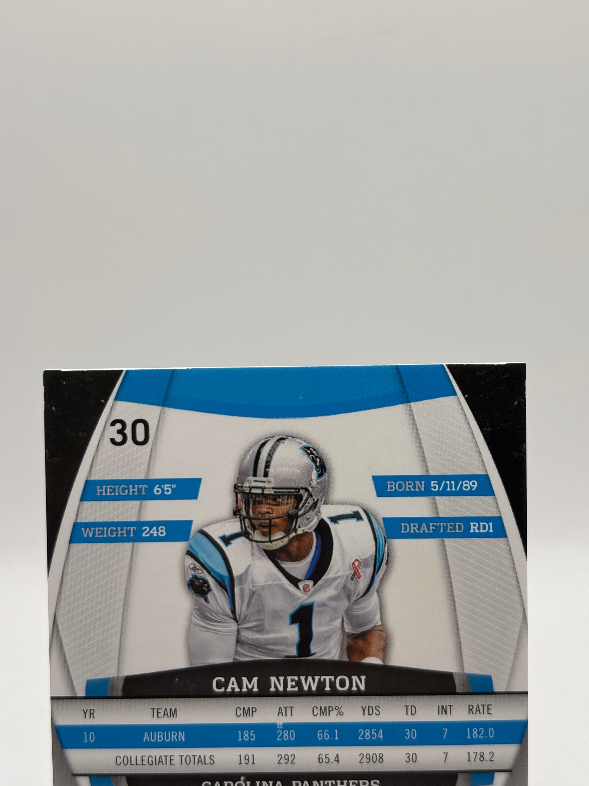 2011 Panini Gridiron Gear - Cam Newtom Rookie Gridiron Gems 16/20 Auto