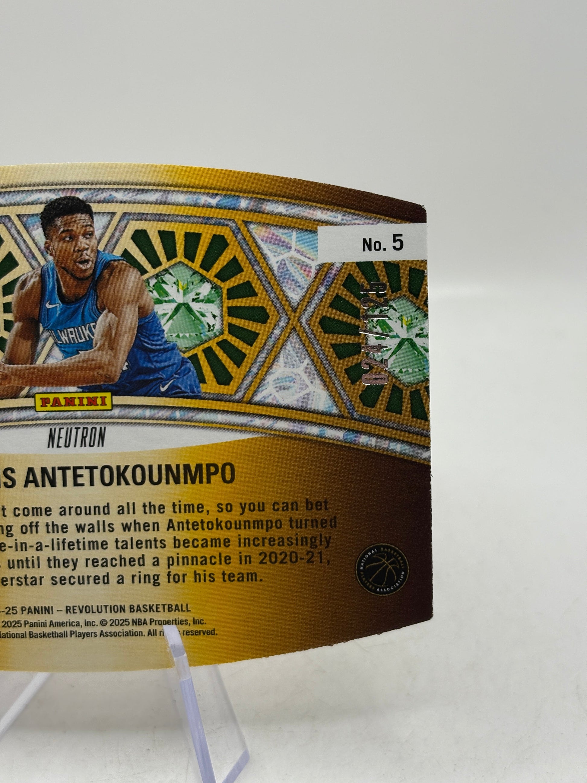 2024-25 Panini Revolution Basketball #5 Giannis Antetokounmpo /125 image 4