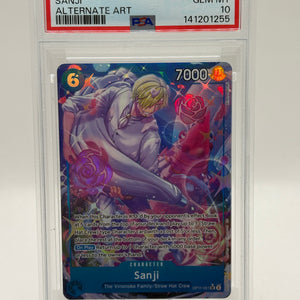 2025 One Piece OP11 - Sanji OP11-051 SR* Alt Art PSA 10
