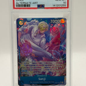 2025 One Piece OP11 - Sanji OP11-051 SR* Alt Art PSA 10 product image