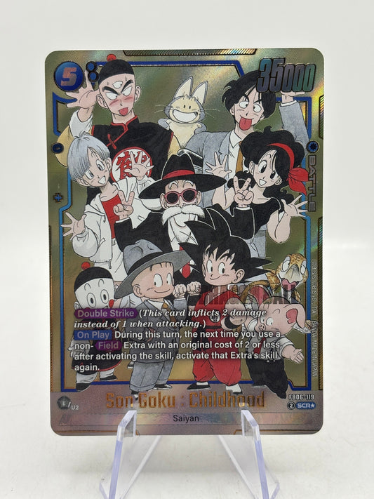 Dragon Ball Super Fusion World - Son Goku : Childhood FB06-119 SCR* Manga product image