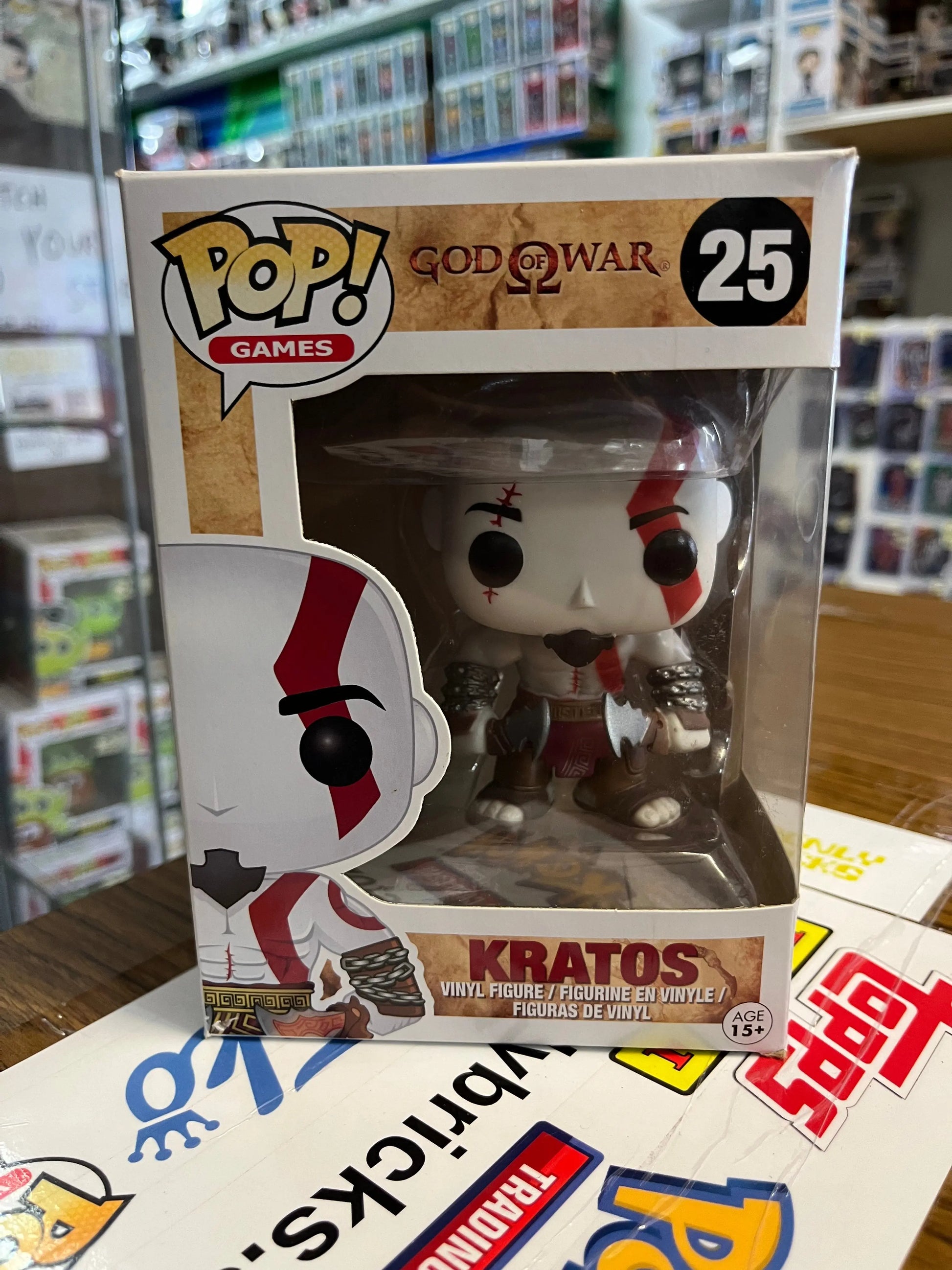 Funko POP Games - God of War - Kratos #25 FRENLY BRICKS - Open 7 Days