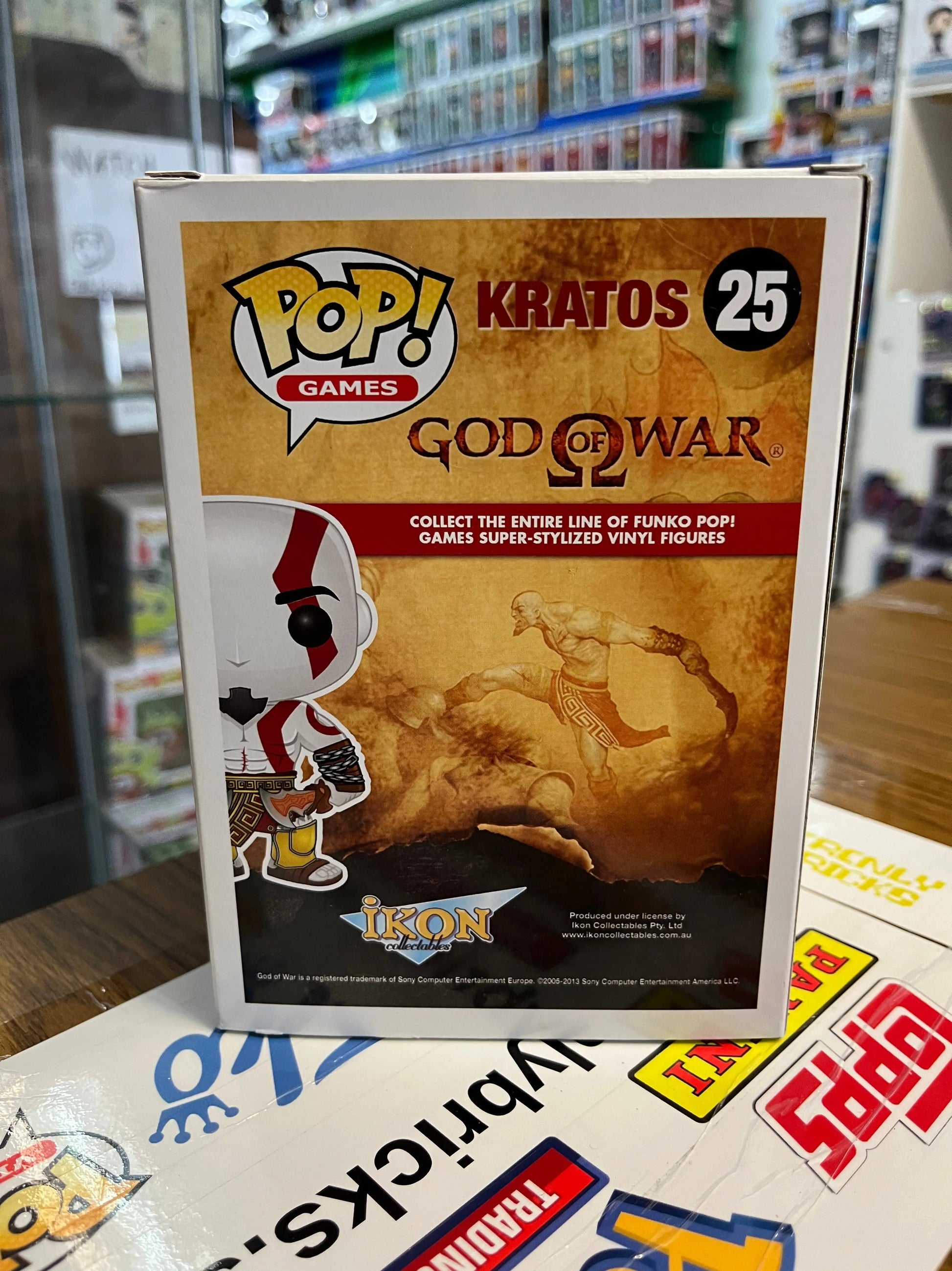 Funko POP Games - God of War - Kratos #25 FRENLY BRICKS - Open 7 Days