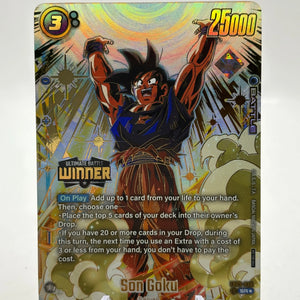 Dragon Ball Super Fusion World - Son Goku FB05-030 SR Alt Art Ultimate Battle Winner FRENLY BRICKS - Open 7 Days