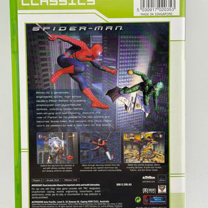 Original Xbox Classics - Activision Spider-Man Video Game with Manual FRENLY BRICKS - Open 7 Days