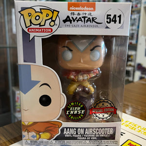 Funko POP Animation - Aang on Airscooter #541 (Glow Chase Exclusive) FRENLY BRICKS - Open 7 Days