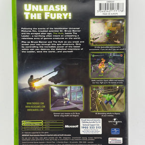 Microsoft Original Xbox - Marvel HULK 2003 Video Game No Manual FRENLY BRICKS - Open 7 Days
