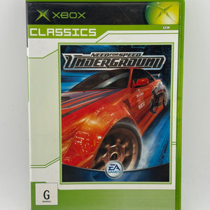 Microsoft Original Xbox Classics - Need for Speed Underground Video Game FRENLY BRICKS - Open 7 Days