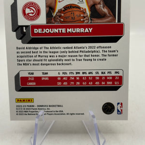 2022-23 Panini Donruss #61 Dejounte Murray 18/25 Yellow
