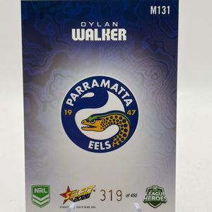 2026 Select NRL - Mercury M131 Dylan Walker 319/450 Parramatta Eels