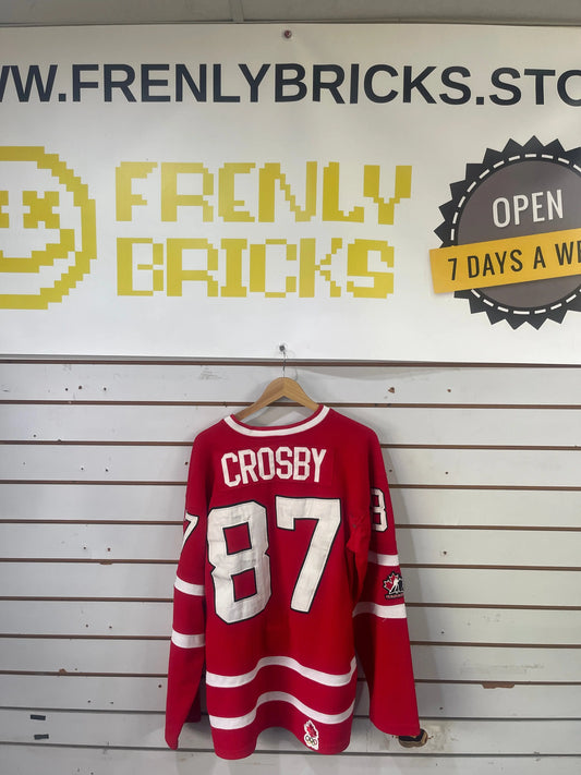 NHL Canadian National Team Sidney Crosby #87 Hockey Jersey FRENLY BRICKS - Open 7 Days