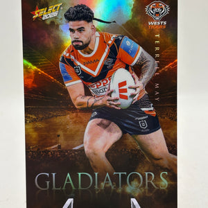 2026 Select NRL - Gladiators G149 Terrell May 096/599 West Tigers