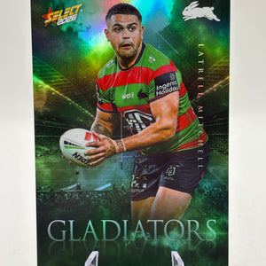 2026 Select NRL Gladiators G113 Latrell Mitchell 185/599 South Sydney Rabitohs