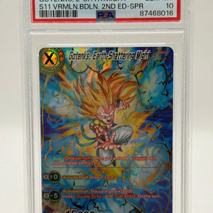 2022 Dragon Ball Super Masters - Gotenks, Earth-Shattering Might BT11-003 PSA 10 FRENLY BRICKS - Open 7 Days